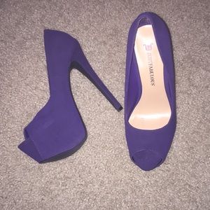 New JustFab Suri Purple Shoes